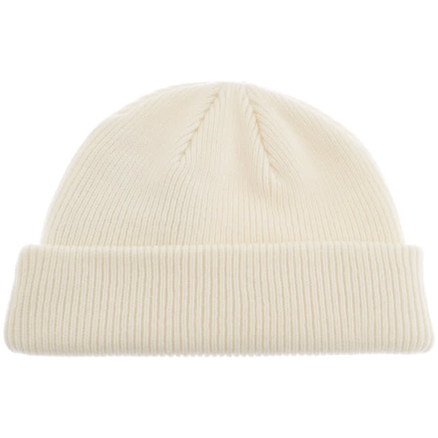 Alternative Image for ProductFred Perry Roll Up Ribbed Beanie Hat Cream2